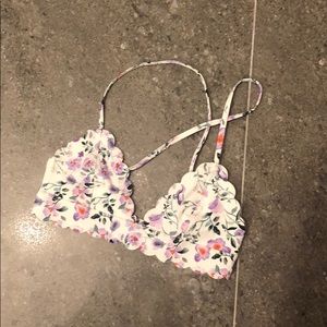 H&M floral bralette bikini top